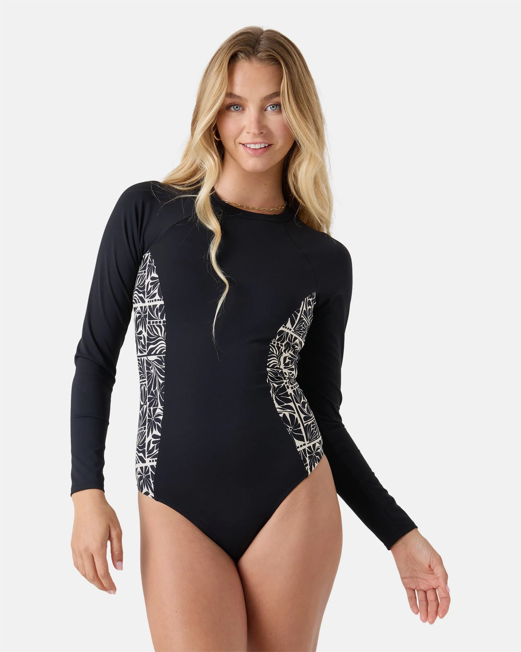 Geo Flower Surf Suit sold by Roxy