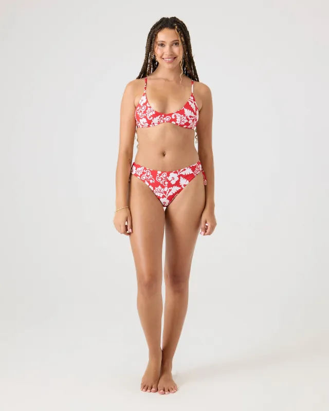 Days Of Summer Hipster Tie Side Bikini Bottom made by Roxy