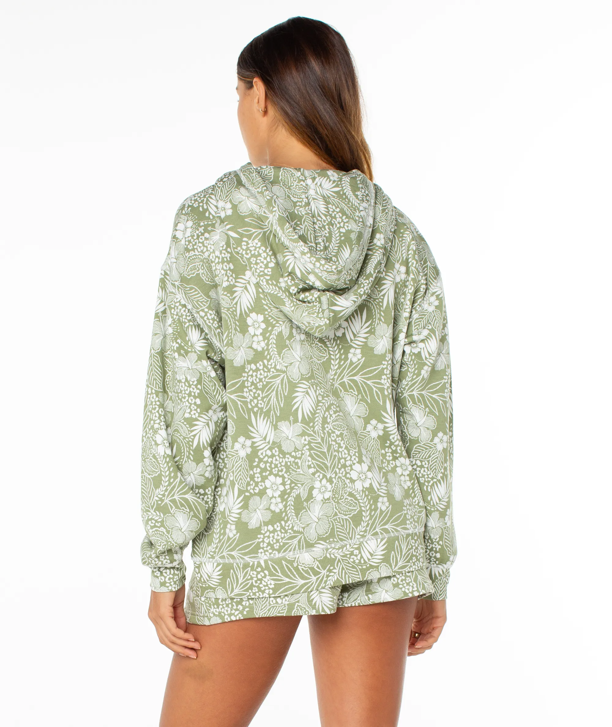 Surfing By Moonlight Printed Hoodie sold by Roxy product image thumbnail 4