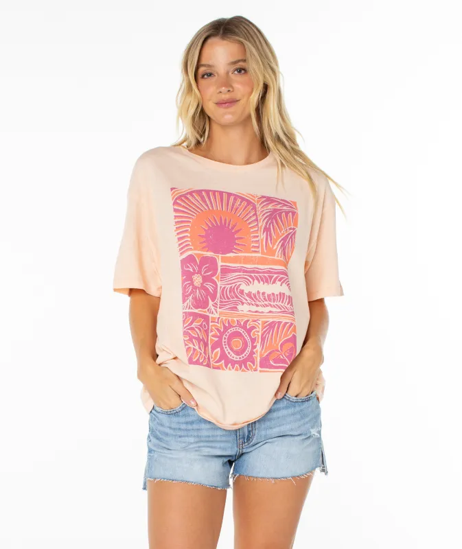 Beach Things Tee made by Roxy