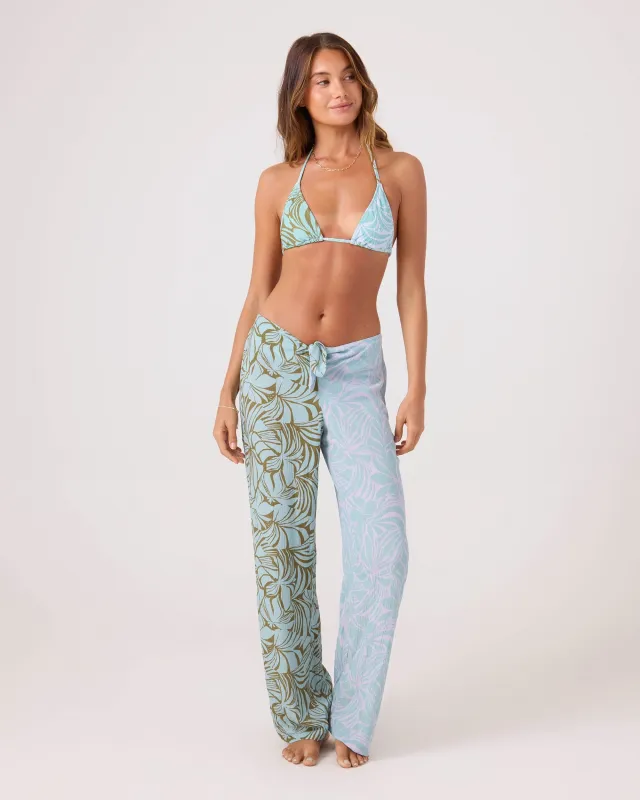 Sea Bloom Front Tie Pant made by Roxy