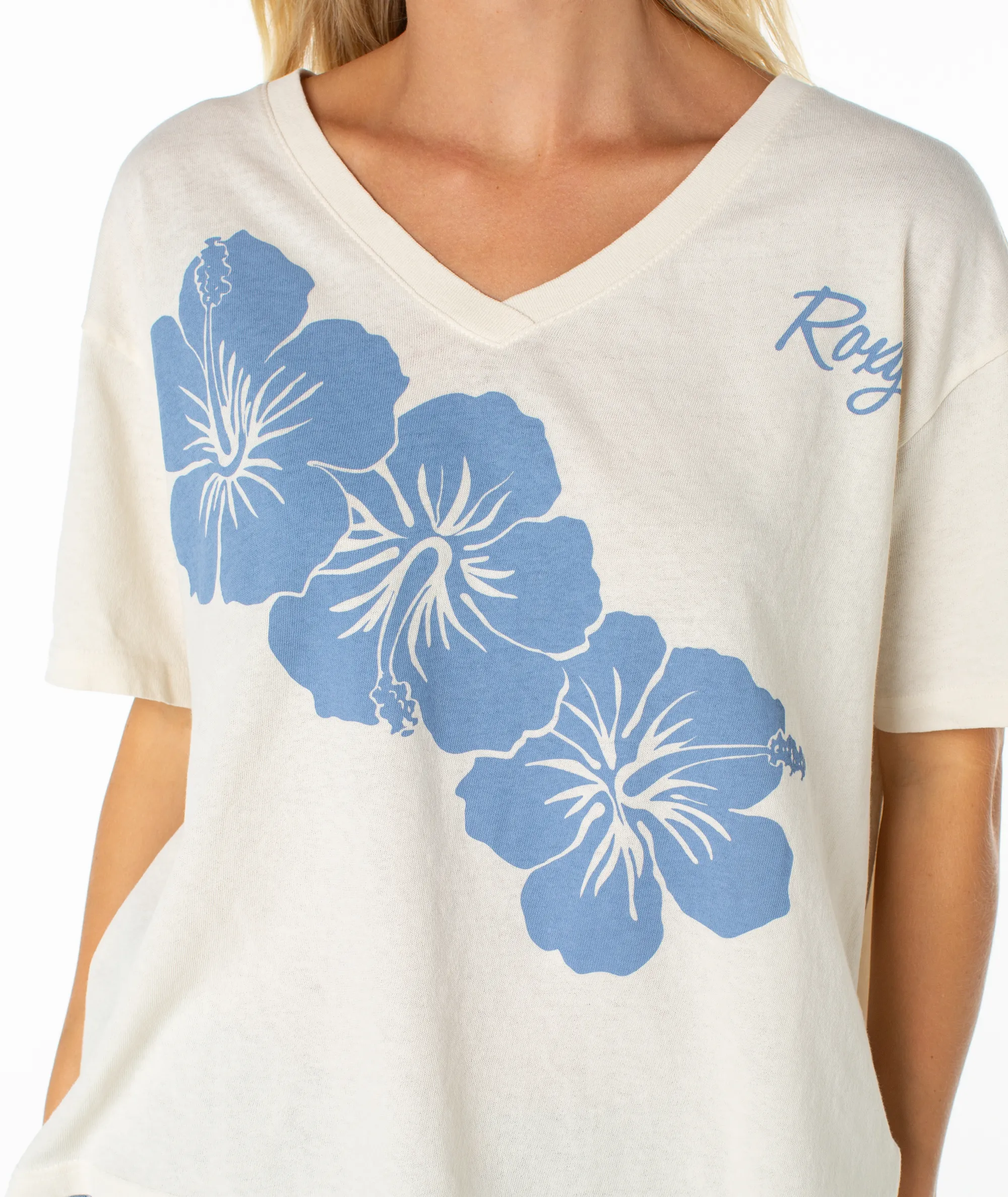 Oversized V-neck Tee sold by Roxy product image thumbnail 4
