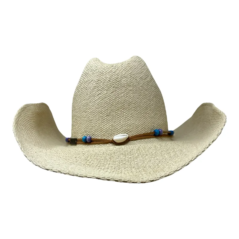 Giddy On Up Straw Cowboy Hat made by Roxy