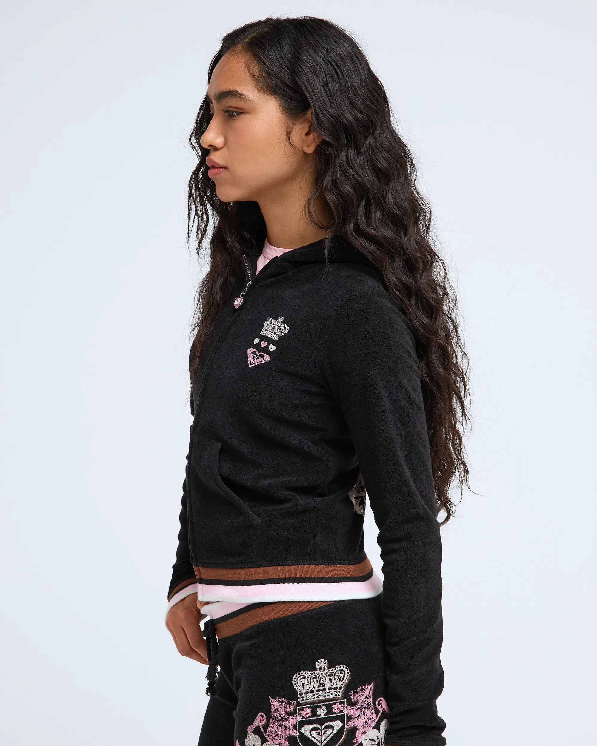 Roxy x Juicy Fitted Hoodie sold by Roxy product image thumbnail 5