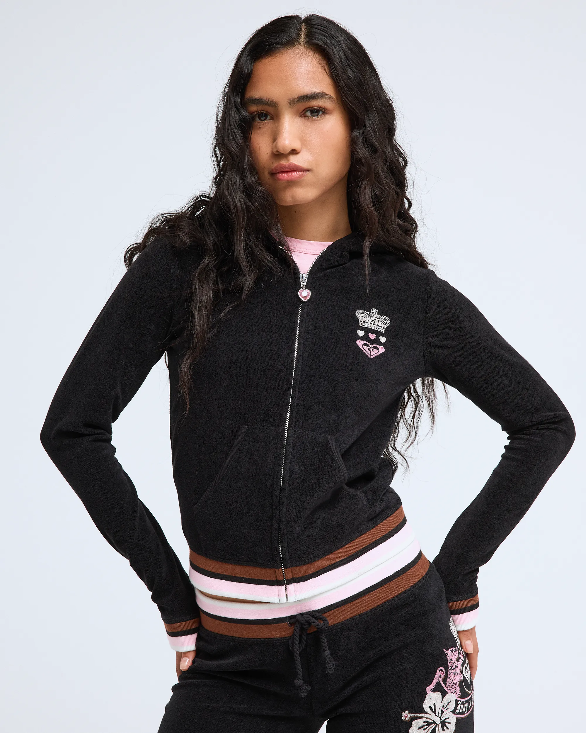 Roxy x Juicy Fitted Hoodie sold by Roxy product image thumbnail 4