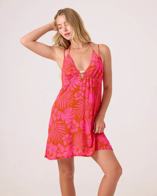 Sun Chasers Plunge Dress Cover Up made by Roxy