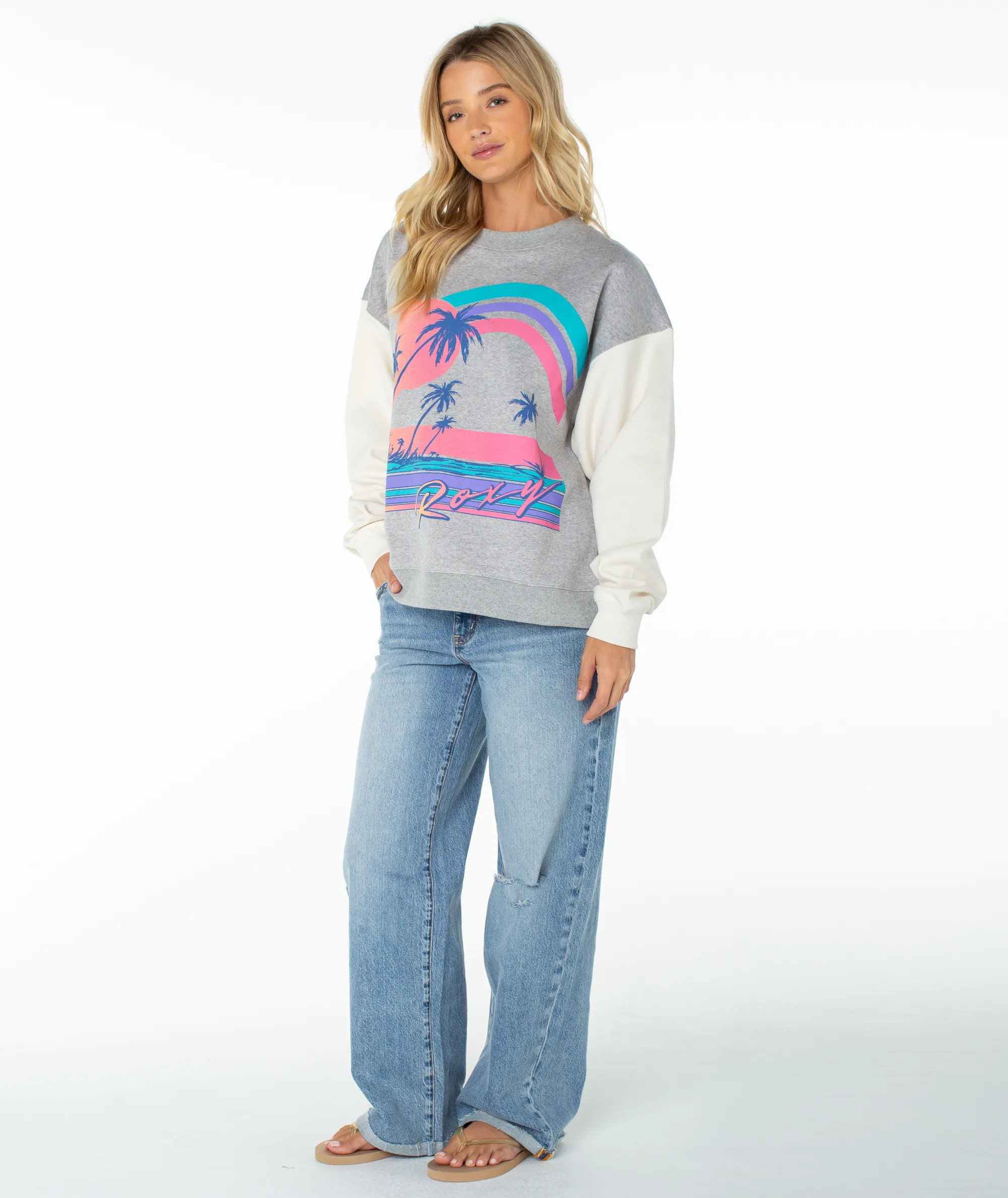 Lineup Contrast Crew sold by Roxy product image thumbnail 4