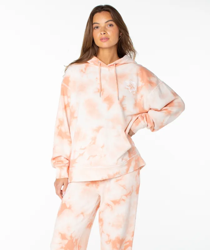 Maile Tie Dye Hoodie made by Roxy
