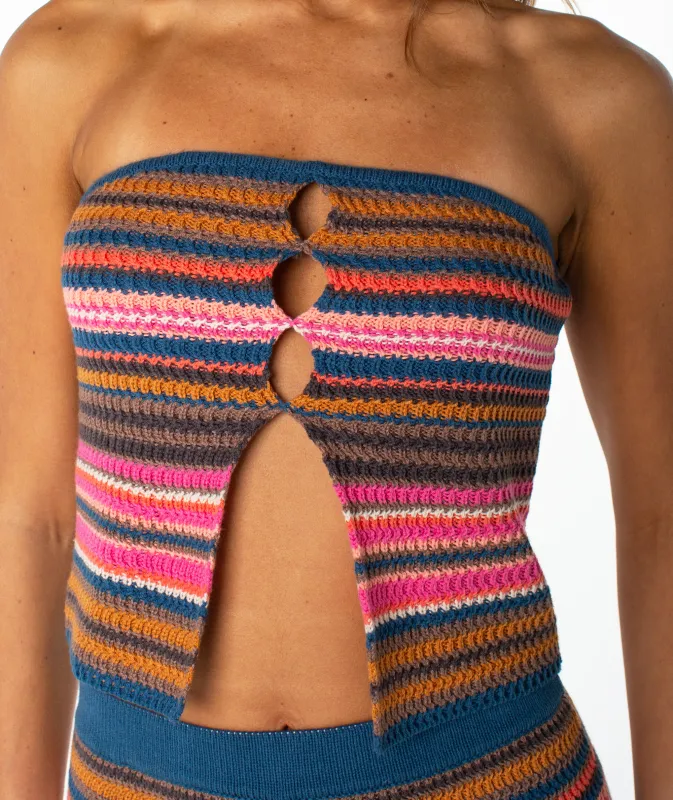 Island View Tube Top made by Roxy