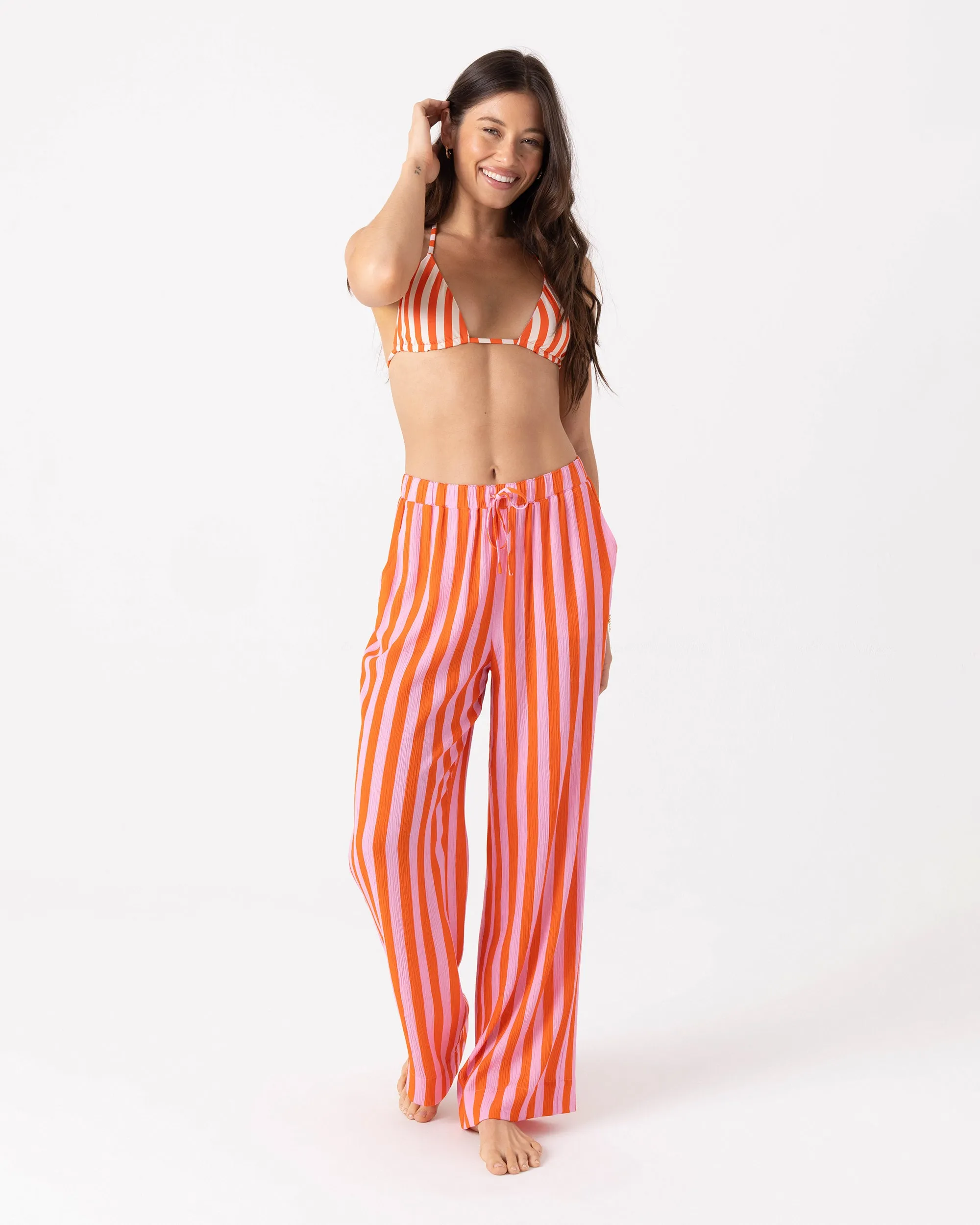 Ya Stripe Me Crazy Beach Pant sold by Roxy