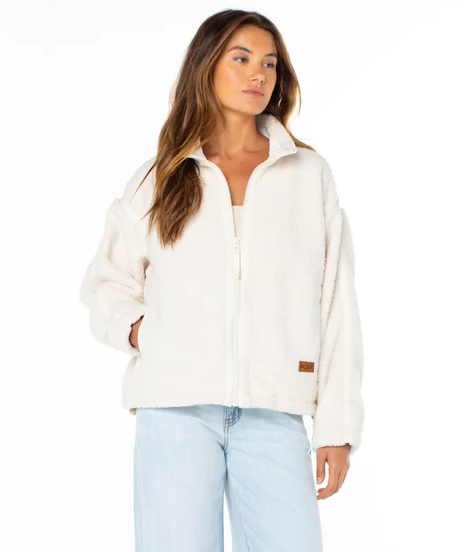 Wurlie Fleece Jacket made by Roxy