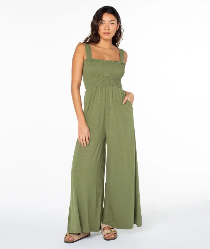 Just Passing By Jumpsuit made by Roxy