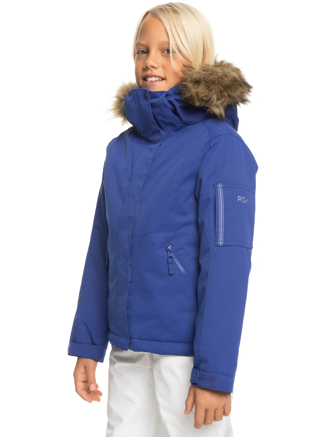 Girls 4-16 Meade Technical Snow Jacket - Bluing sold by Roxy product image thumbnail 2