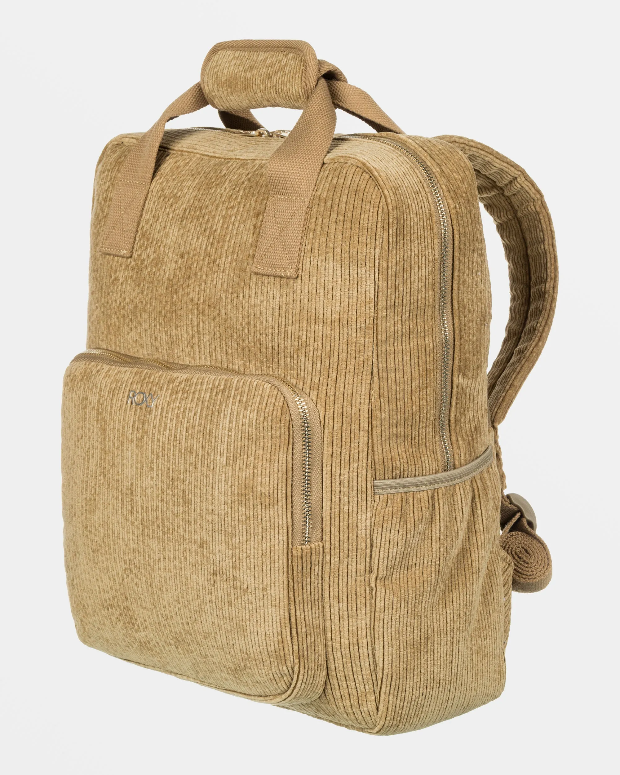 Feeling Good Small Corduroy Backpack - Oil Green sold by Roxy product image thumbnail 5