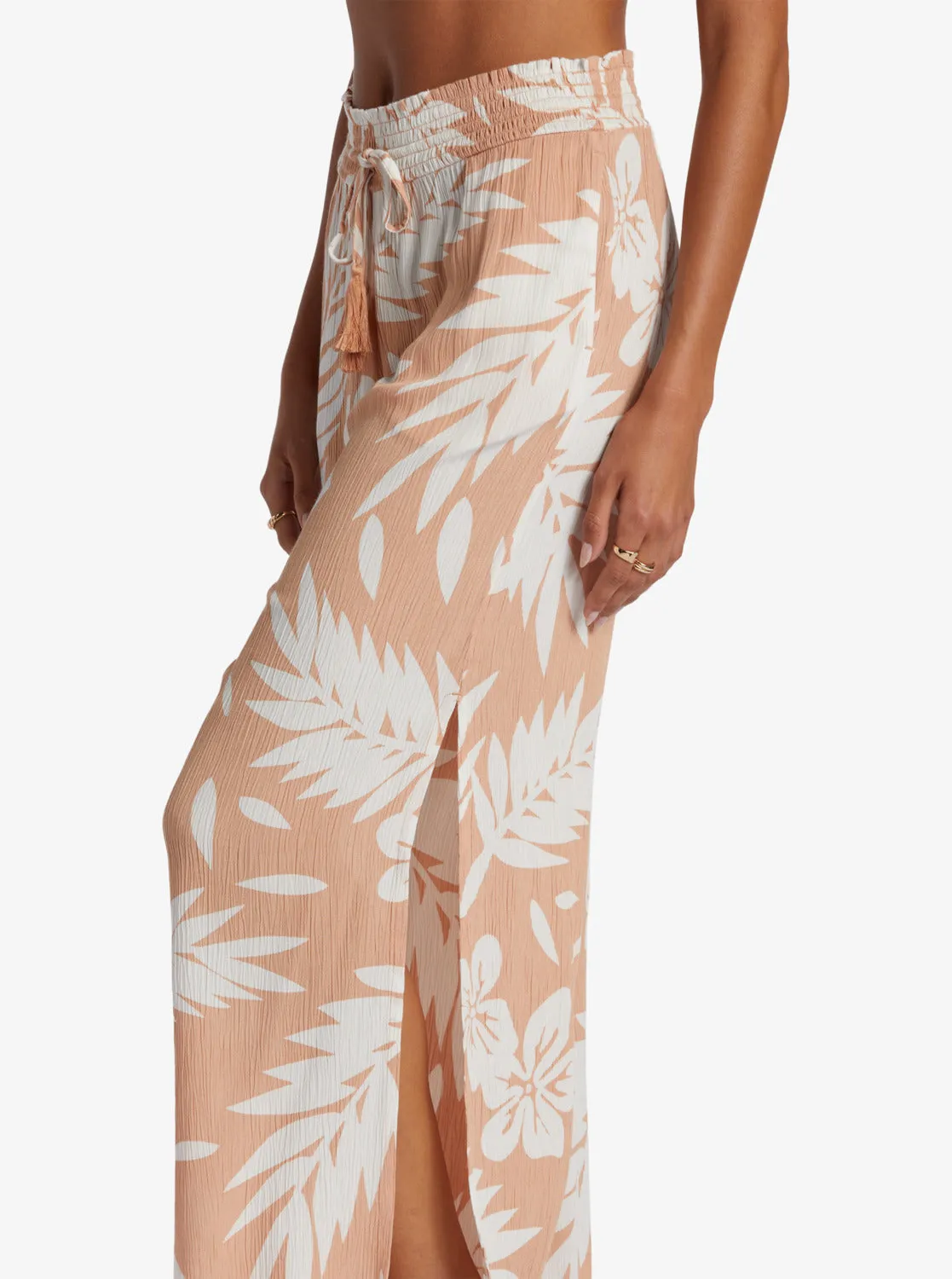 Tropical Rhythm Beach Pants - Cafe Creme Palmeria sold by Roxy product image thumbnail 3