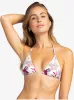 Printed Beach Classics Mini Tiki Tri Bikini Top - Ash Rose Wallflower sold by Roxy