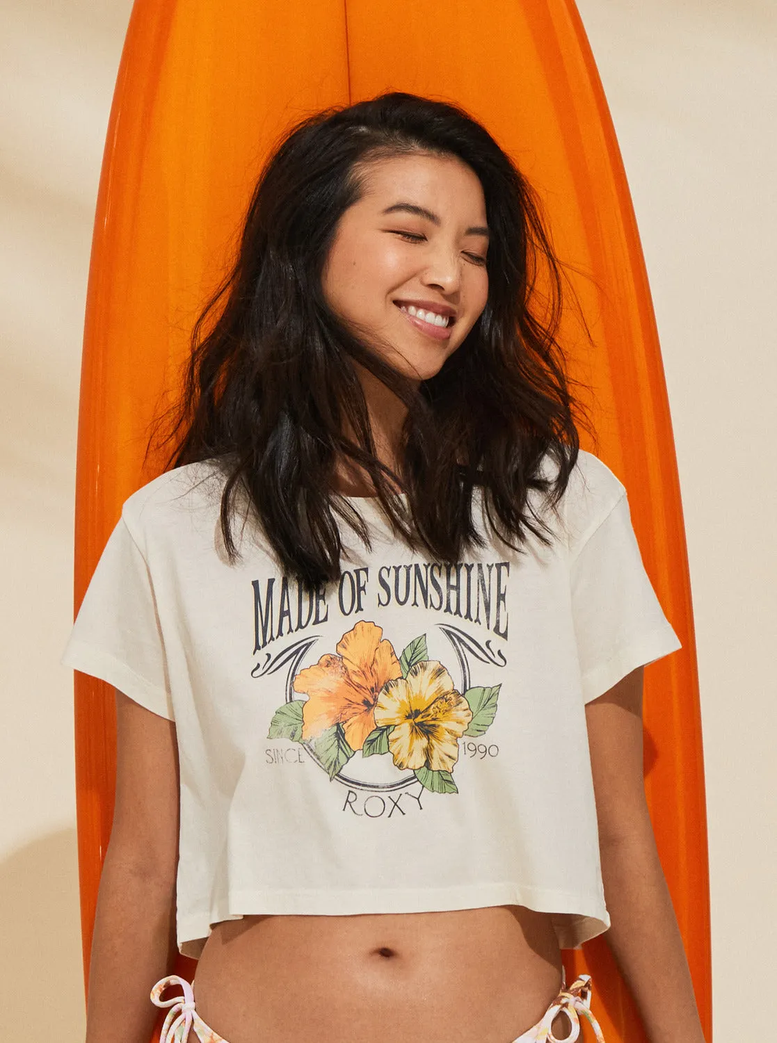 Made Of Sunshine T-Shirt - Egret sold by Roxy product image thumbnail 4