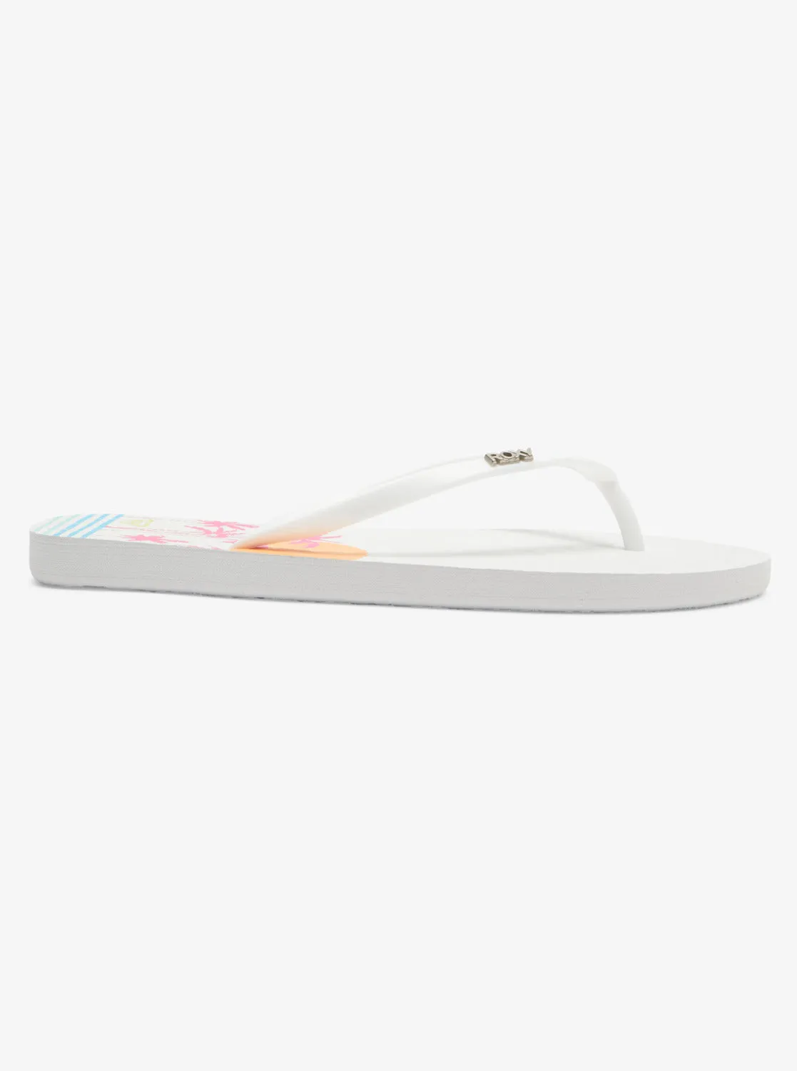 Viva Stamp Flip-Flops - White Hacienda sold by Roxy product image thumbnail 2