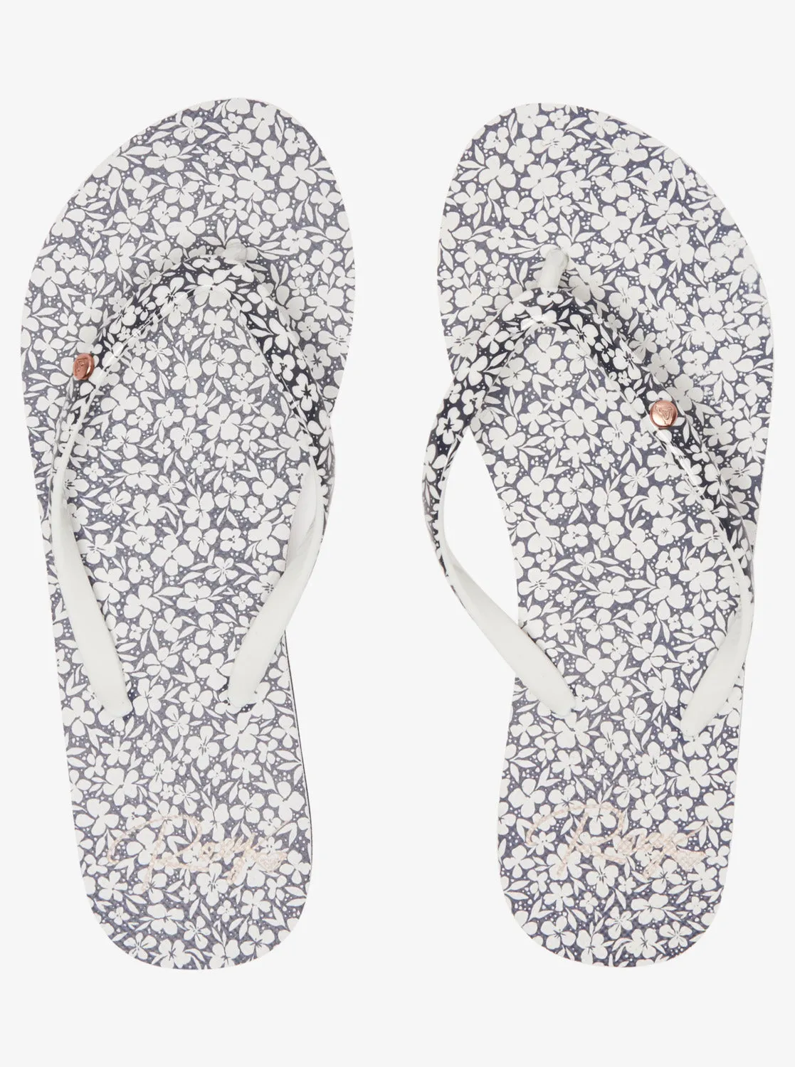 Portofino Flip-Flops - Navy/White sold by Roxy product image thumbnail 4