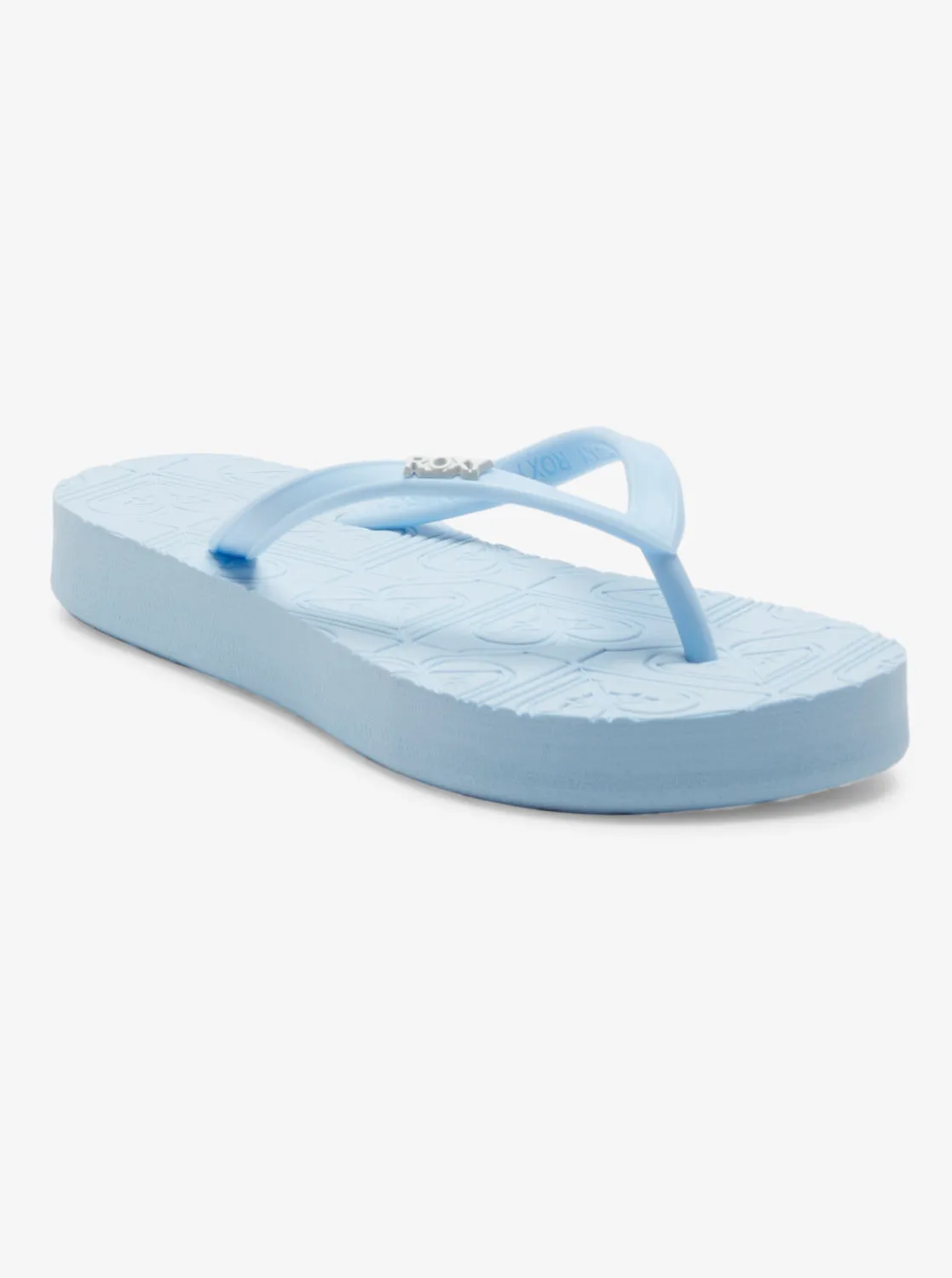 Girls 4-16 Viva Platform Flip-Flops - Light Blue sold by Roxy