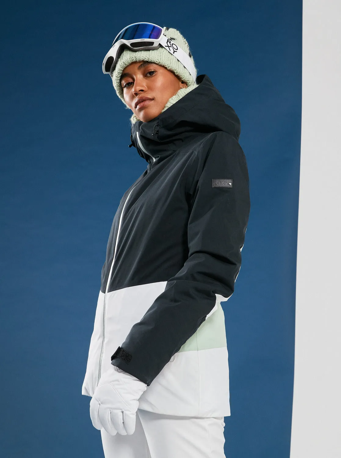 Peakside Technical Snow Jacket - True Black sold by Roxy product image thumbnail 3