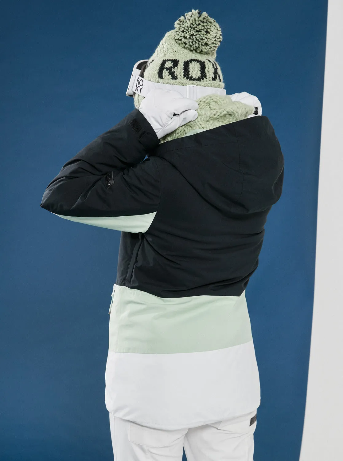 Peakside Technical Snow Jacket - True Black sold by Roxy product image thumbnail 4