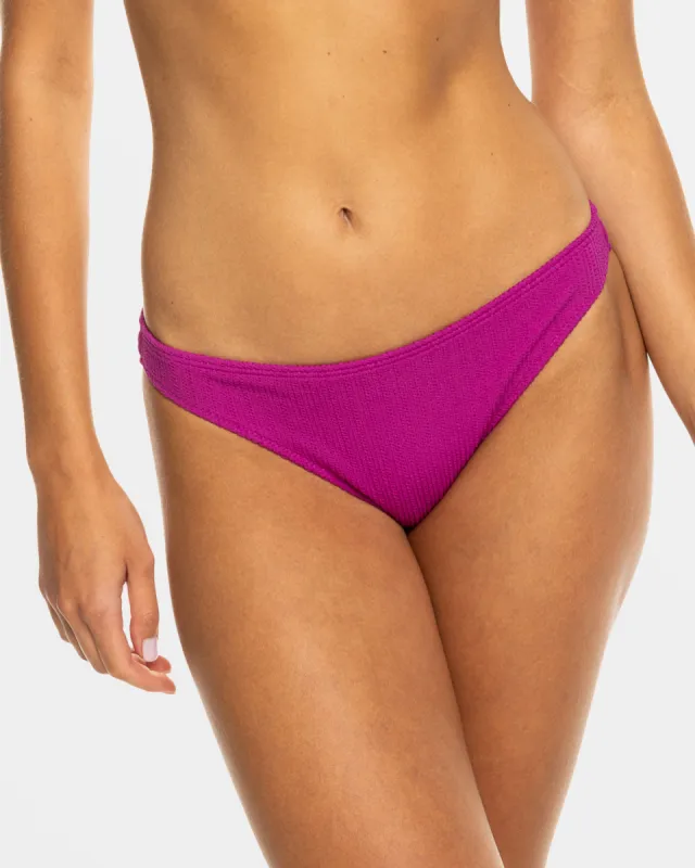 Aruba Moderate Bikini Bottom - Wild Aster sold by Roxy