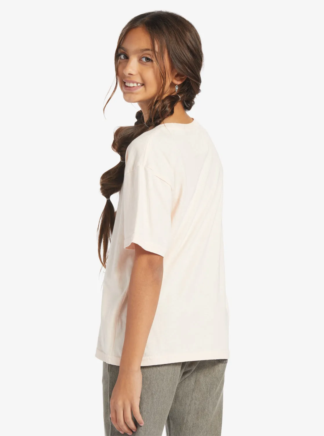 Girls 4-16 California Dreamin Oversized T-Shirt - Pale Dogwood sold by Roxy product image thumbnail 4