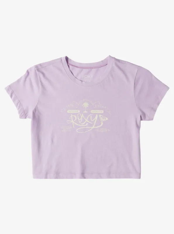 Girls 4-16 Vintage Roxy T-Shirt - Crocus Petal sold by Roxy