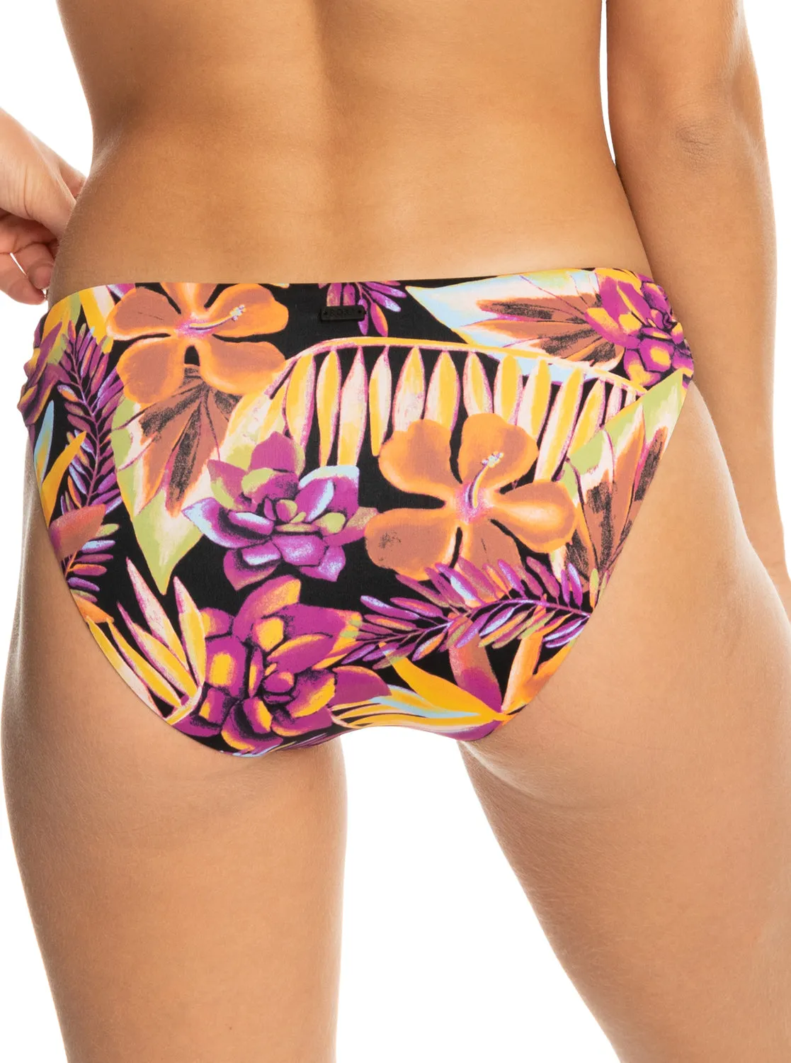 Printed Beach Classics Hipster Bikini Bottoms - Anthracite Hot Tropics Swim Ax sold by Roxy product image thumbnail 4