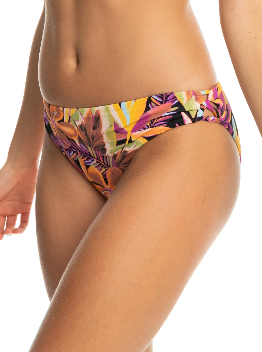 Printed Beach Classics Hipster Bikini Bottoms - Anthracite Hot Tropics Swim Ax sold by Roxy product image thumbnail 2