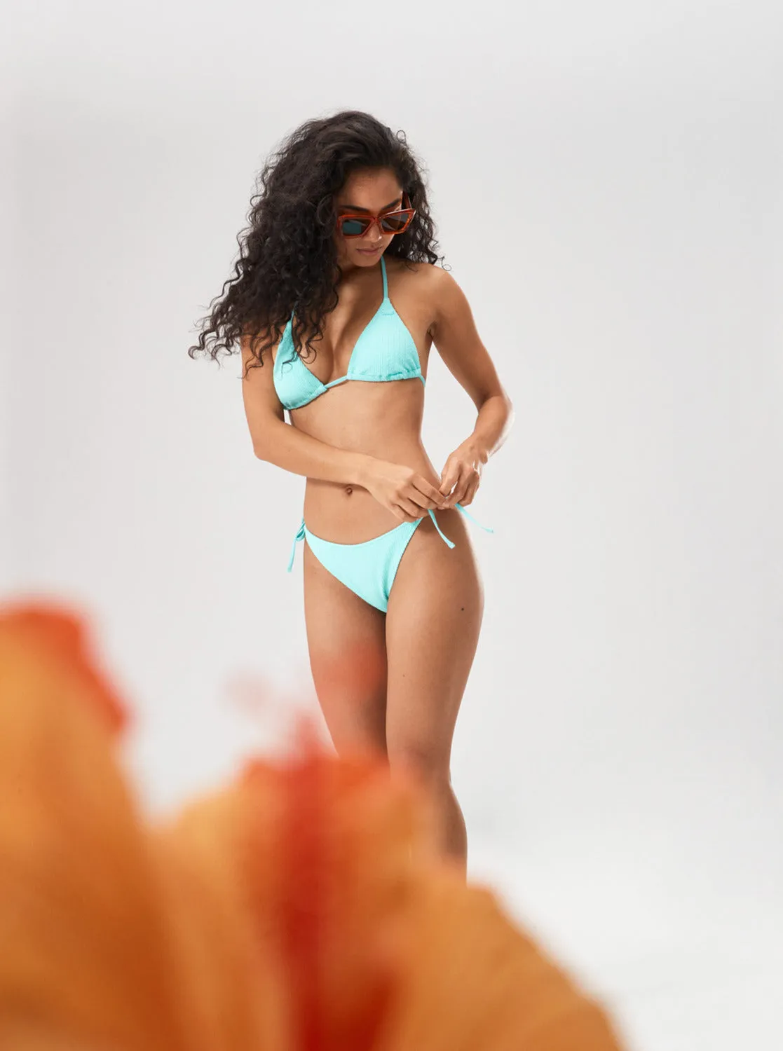 Aruba Tie Side Moderagte Bikini Bottom - Aruba Blue sold by Roxy product image thumbnail 5