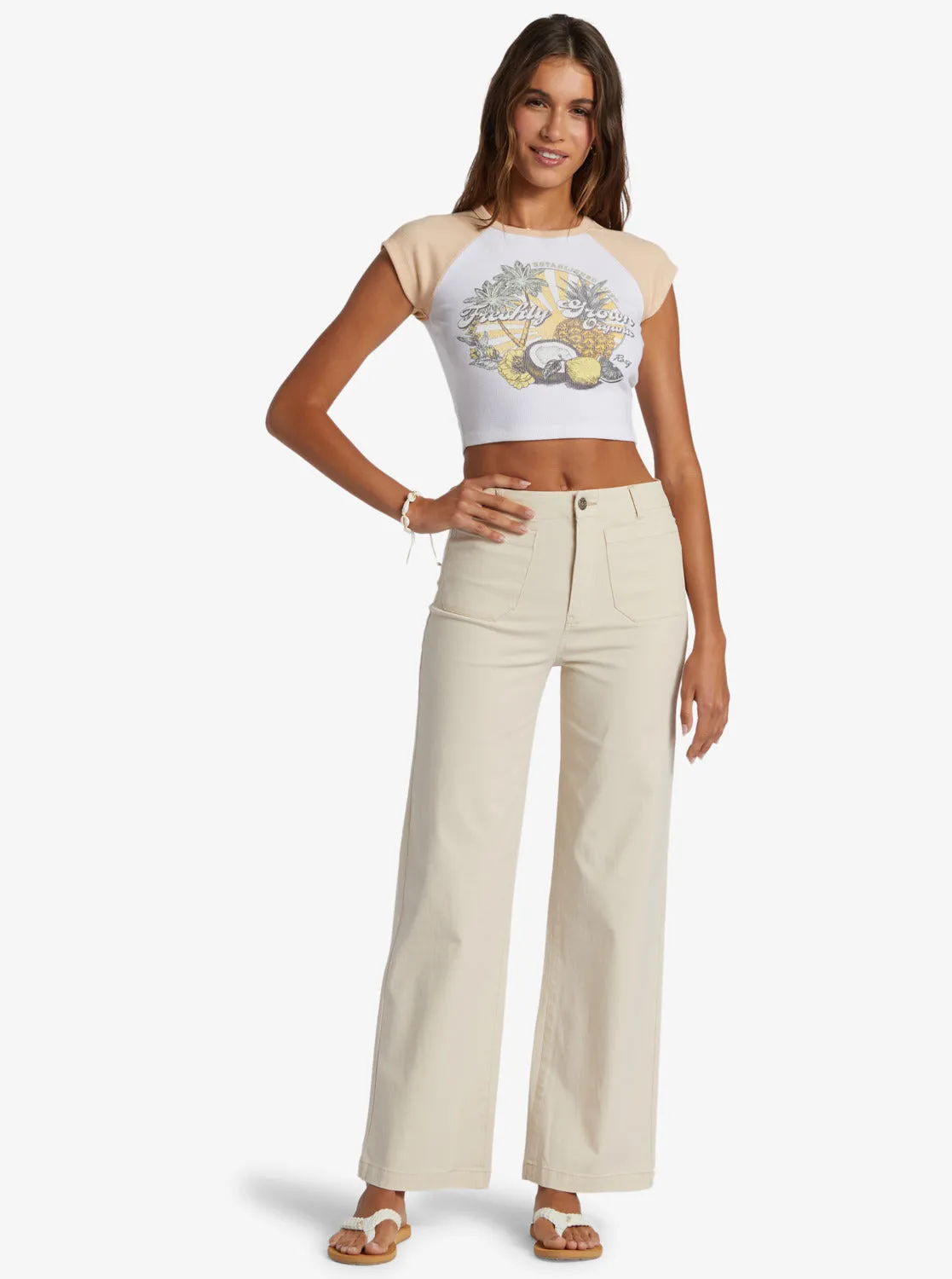 Freshly Grown Sleeveless Muscle T-Shirt - Hazelnut sold by Roxy product image thumbnail 4