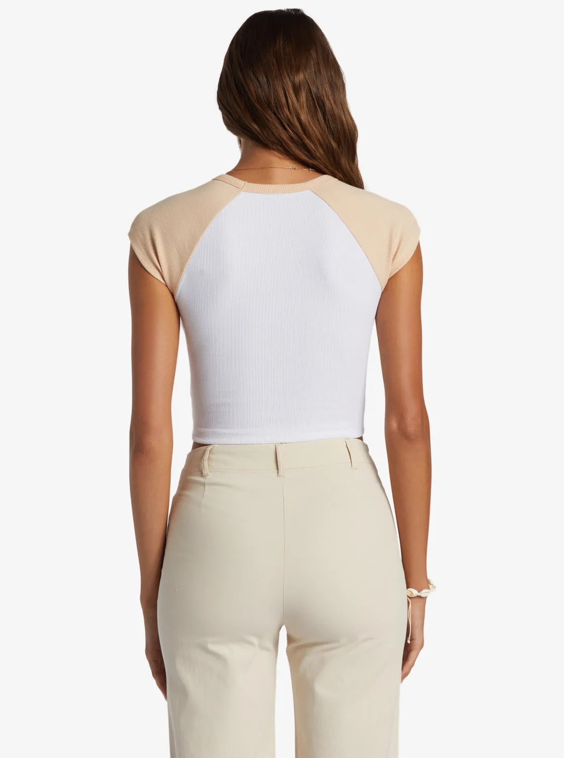 Freshly Grown Sleeveless Muscle T-Shirt - Hazelnut sold by Roxy product image thumbnail 5