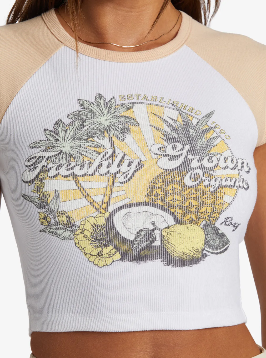 Freshly Grown Sleeveless Muscle T-Shirt - Hazelnut sold by Roxy product image thumbnail 3