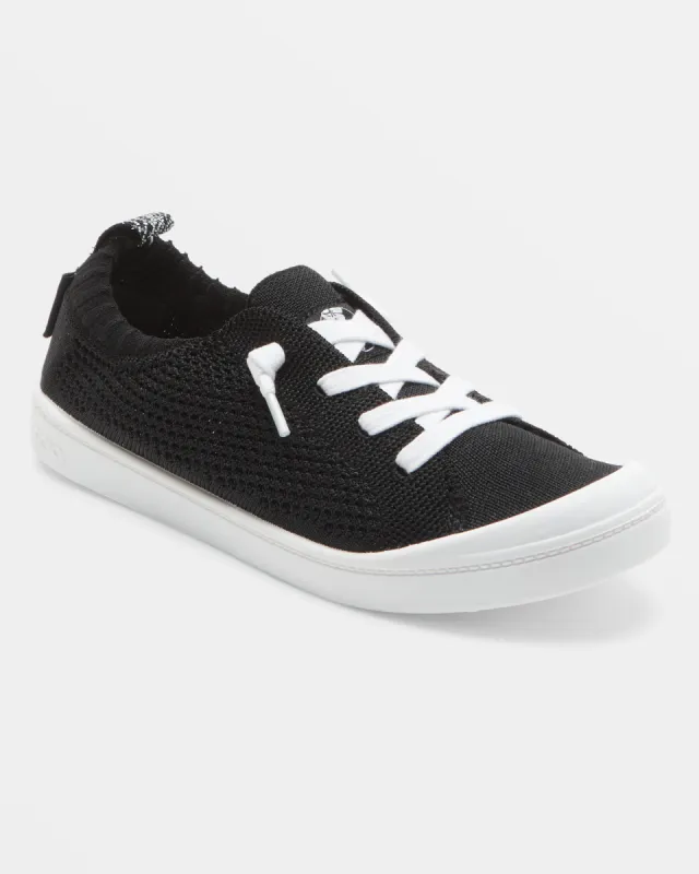 Bayshore Closed Knit Plus Shoes - Black sold by Roxy