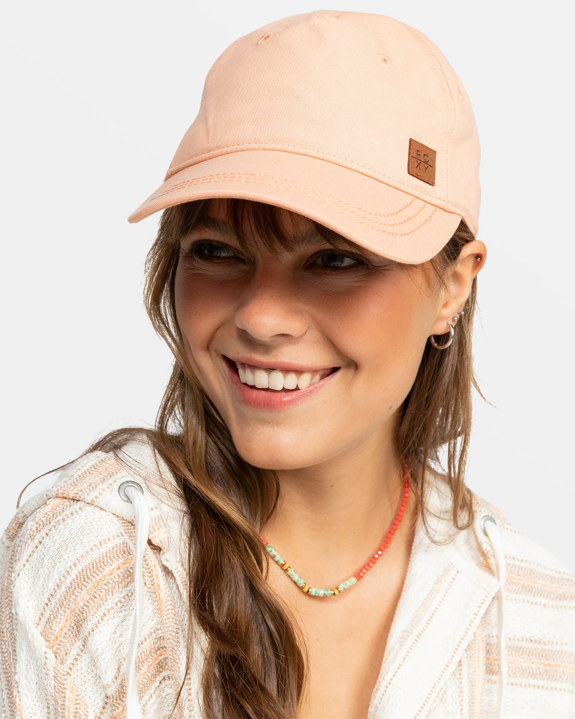 Extra Innings Color Baseball Cap - Peach Nougat sold by Roxy