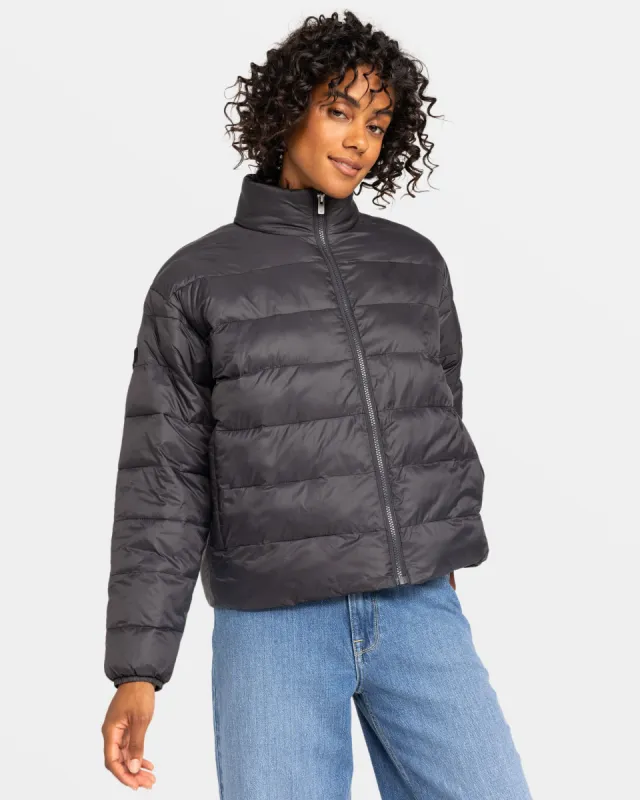Wind Bliss Padded Jacket - Phantom sold by Roxy