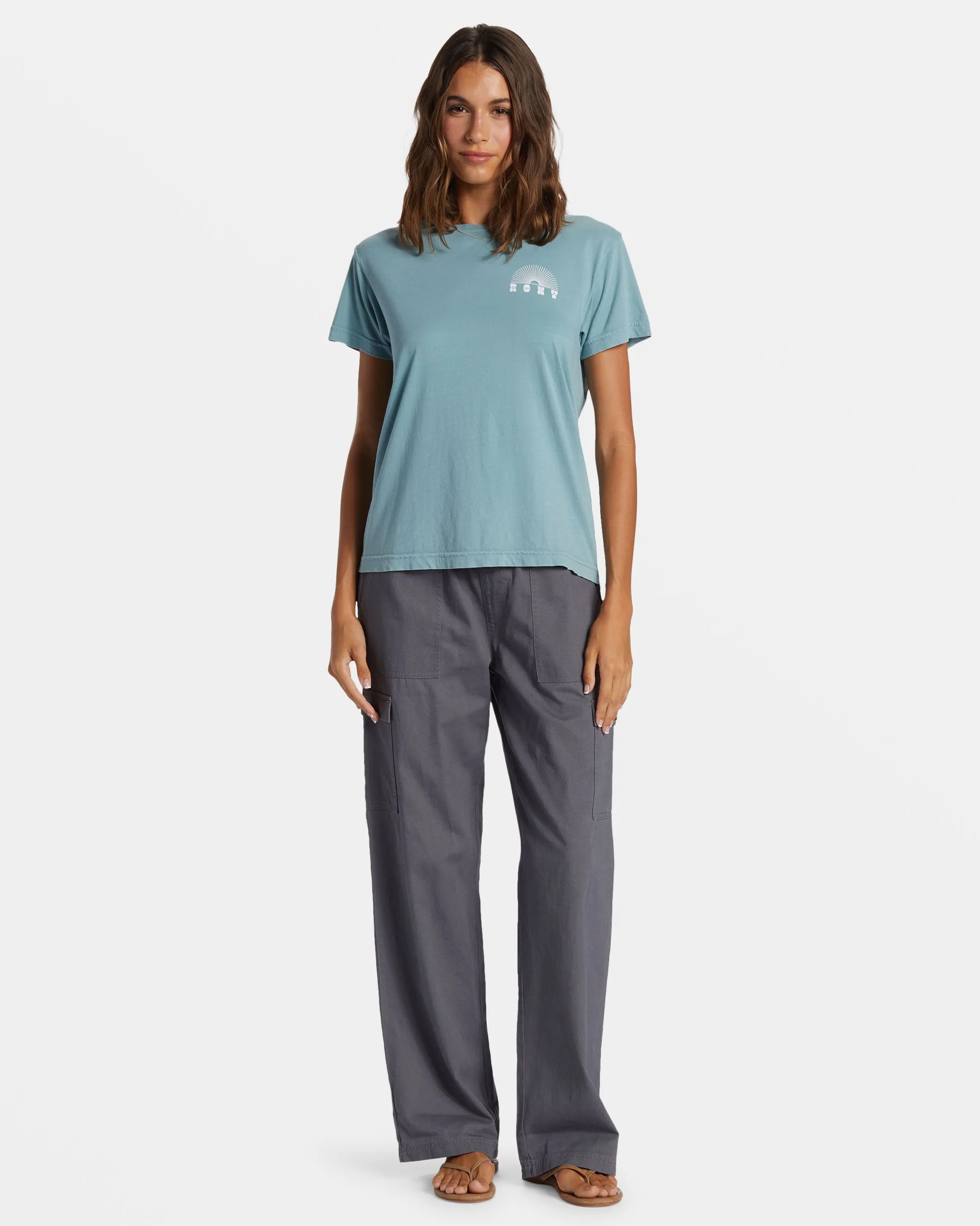 Paradise Peaks T-Shirt - Mineral Blue sold by Roxy product image thumbnail 3