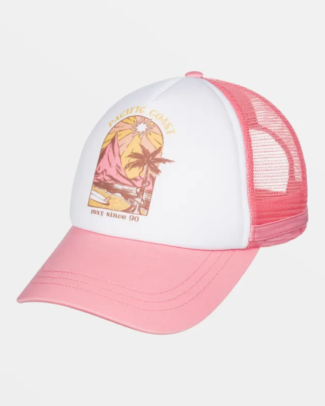 Dig This Trucker Hat - Mauve Glow sold by Roxy