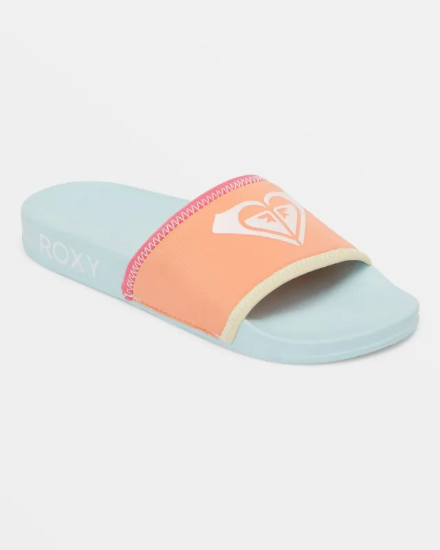 Girls 4-16 Slippy Neo Sandals - Light Blue sold by Roxy