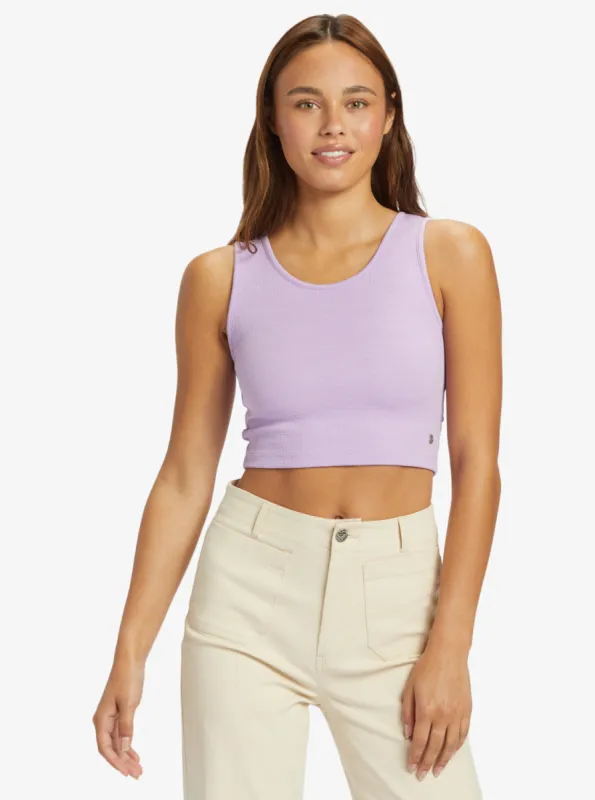 Good Keepsake Crop Top - Crocus Petal sold by Roxy