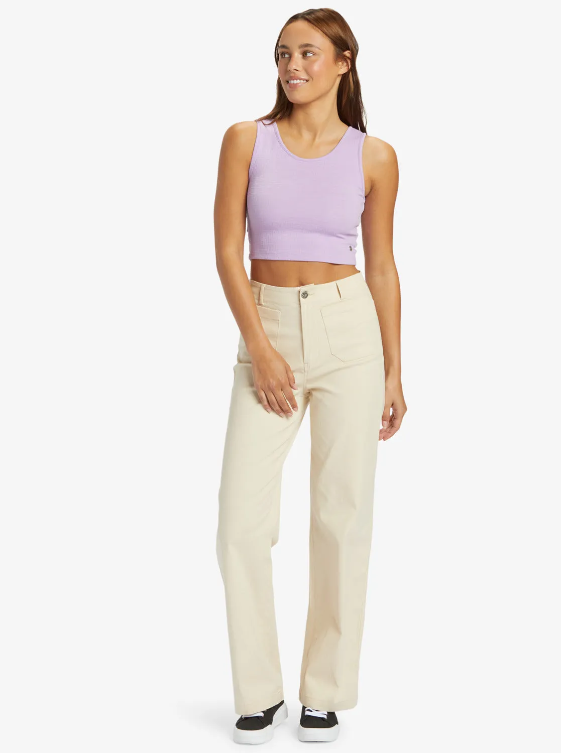 Good Keepsake Crop Top - Crocus Petal sold by Roxy product image thumbnail 5