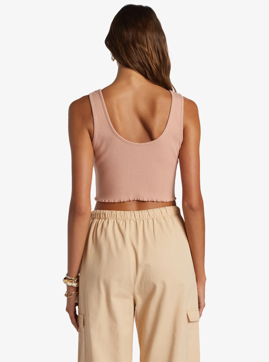 Keep It Wavy Tank Top - Cafe Creme sold by Roxy product image thumbnail 5