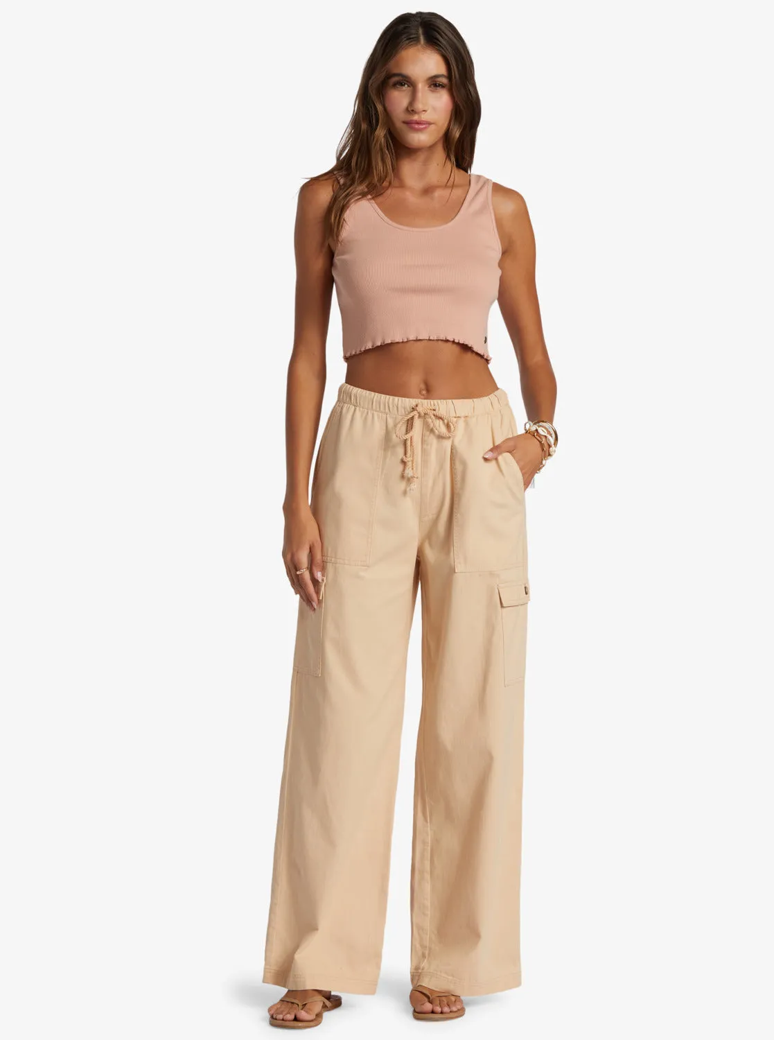 Keep It Wavy Tank Top - Cafe Creme sold by Roxy product image thumbnail 4