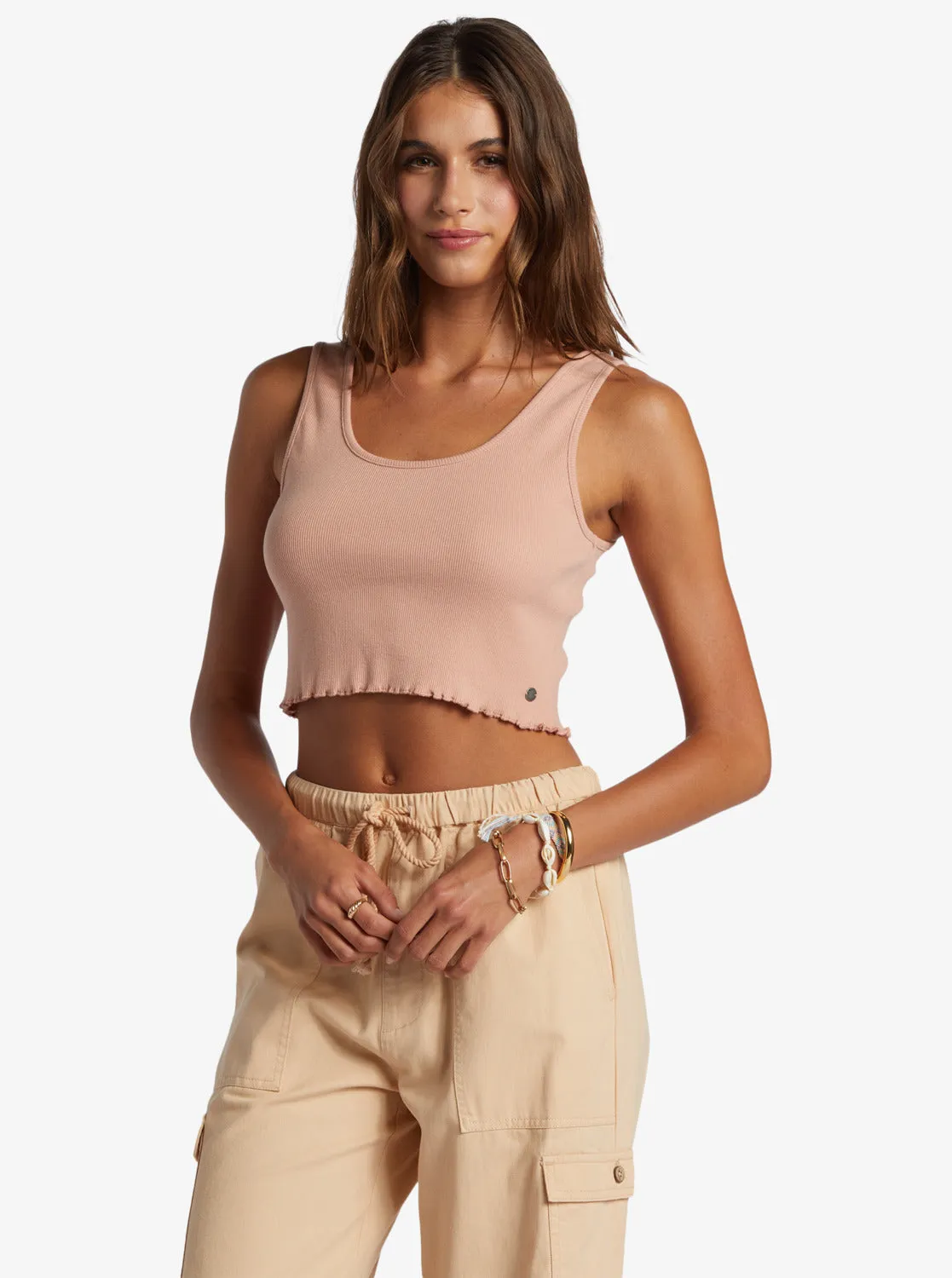 Keep It Wavy Tank Top - Cafe Creme sold by Roxy product image thumbnail 2