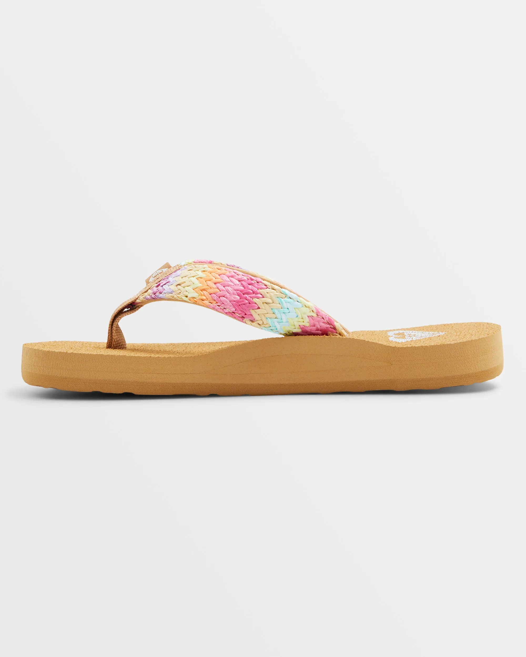 Girls Porto Raffia Sandals - Pink/Raspberry sold by Roxy product image thumbnail 4
