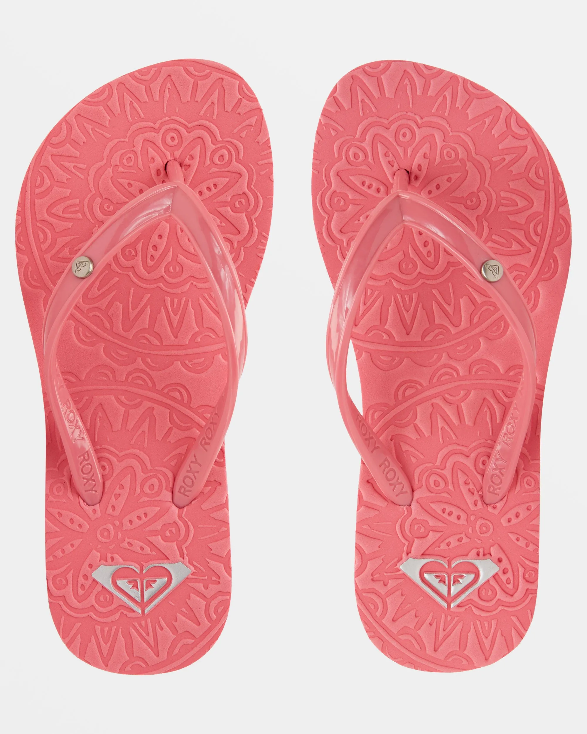 Girls 4-16 Antilles Flip-Flops - Strawberry sold by Roxy product image thumbnail 5