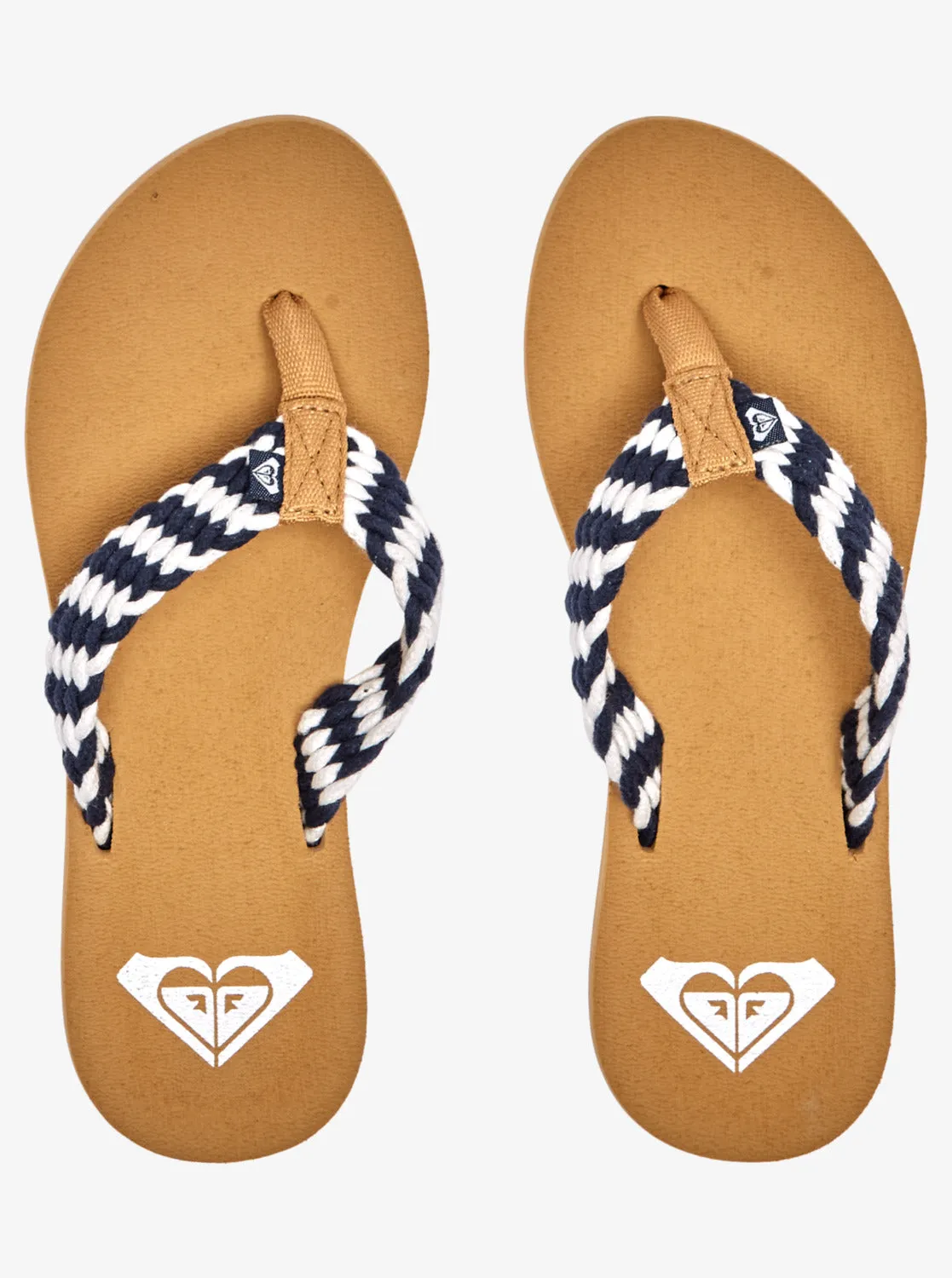 Porto Flip-Flops - Navy White sold by Roxy product image thumbnail 4