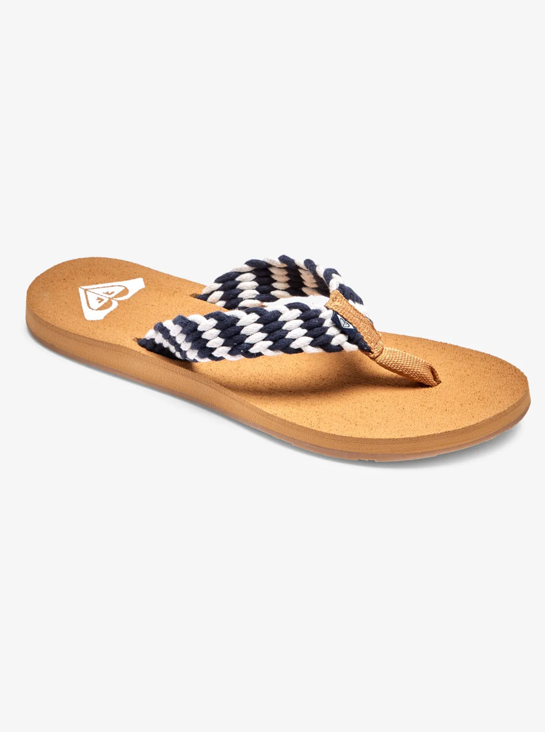 Porto Flip-Flops - Navy White sold by Roxy